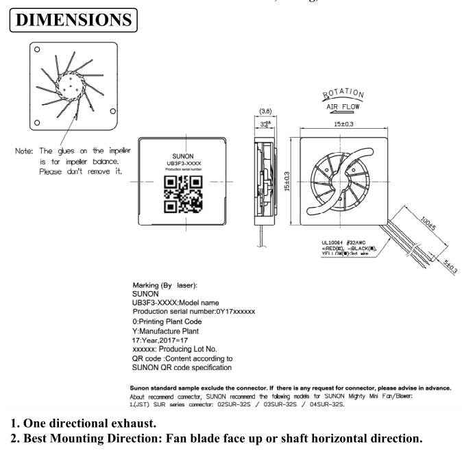 UB3F3-500B尺寸圖 UB3F3-500B尺寸圖