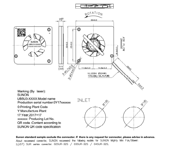 UB5U3-500尺寸圖 UB5U3-500尺寸圖